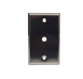 430 Stainless Steel Wall Plates 1 Gang Cable