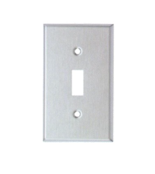 430 Stainless Steel Wall Plates 1 Gang Toggle Switch