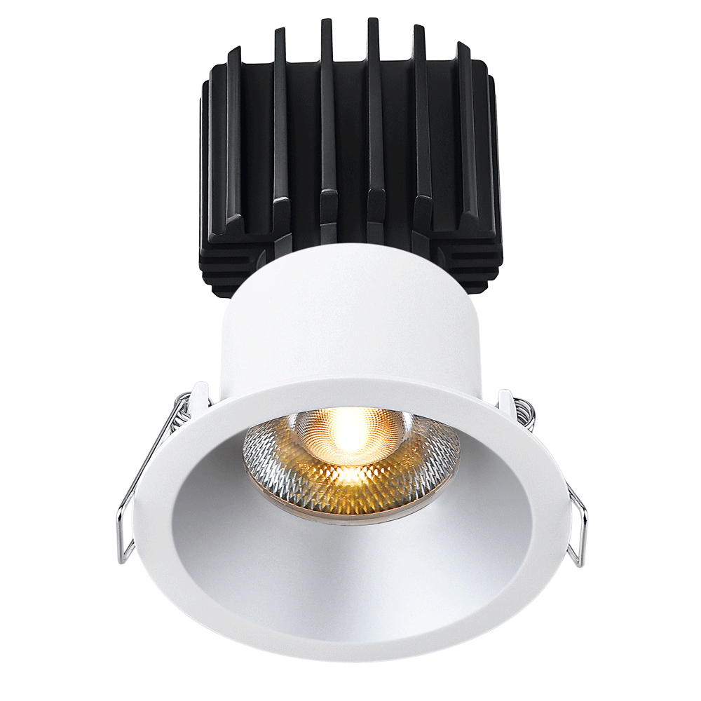 Tangra 3" Fixed Round Recessed Thin Alzak Trim Reflector Clear glass 2 ...