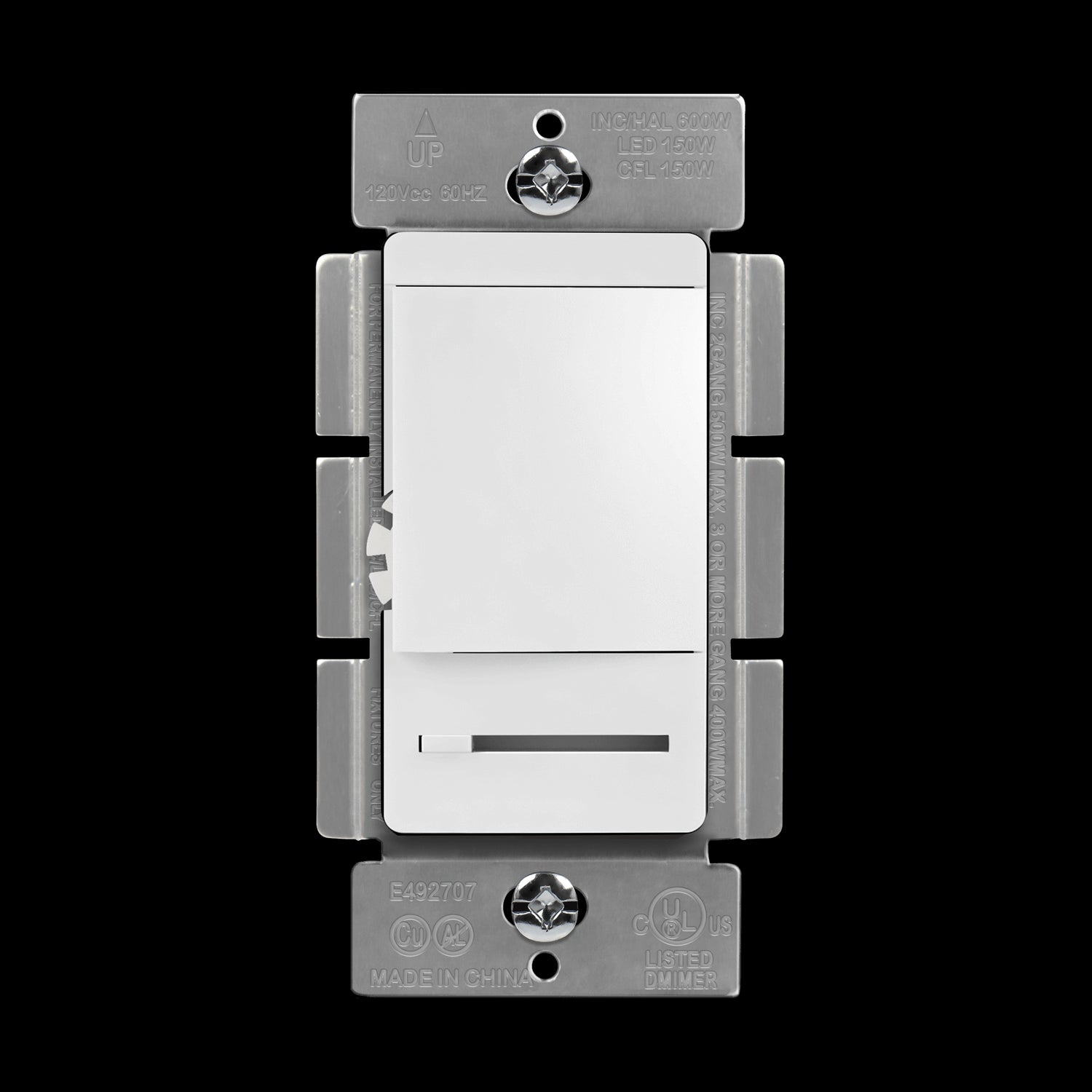 Enerlites 55300 Decorator Dimmer Switch - Vertical Slide