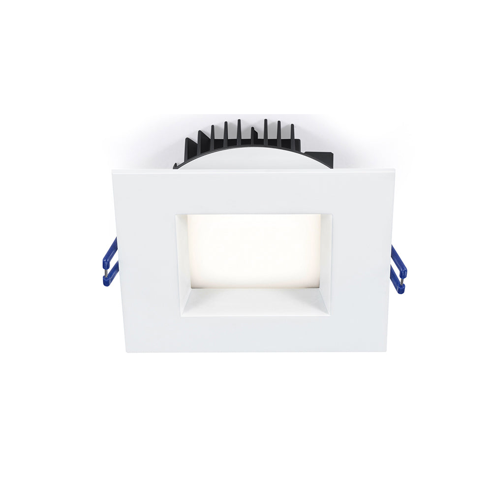 Curated visual reference: Plenum Rated Lighting Reference: Lotus Led Lights Ll4Sr 3018K Wh 4 Inch Square Regressed