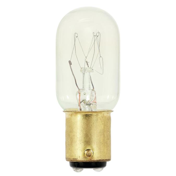 40W Soft White (2700K) E17 Base T7 Clear Dimmable Incandescent Sign an