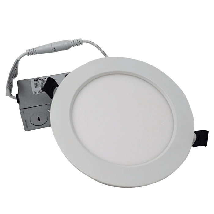 Topaz Rdl-64rnd-12-wh-d-50 Led Fixture 6 Inch Slim Recessed Downlight 