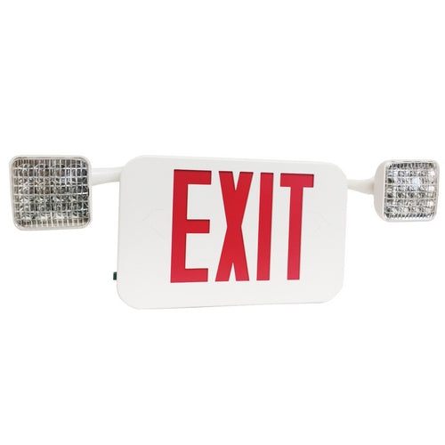 Morris Products 73462 Red LED Wh Combo Exit/Em Lt