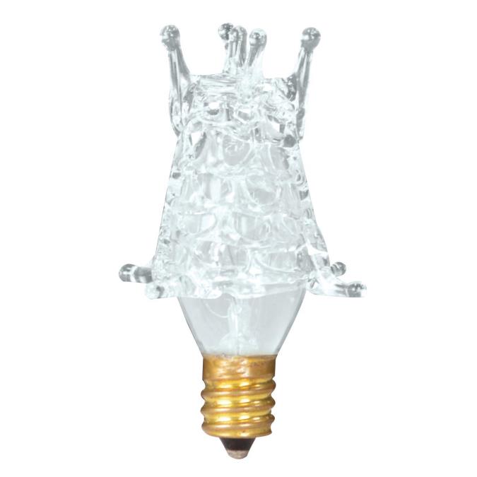 Bulbrite Incandescent CA8 Candelabra Screw Base (E12) Light Bulb, 15 Watt,  Clear