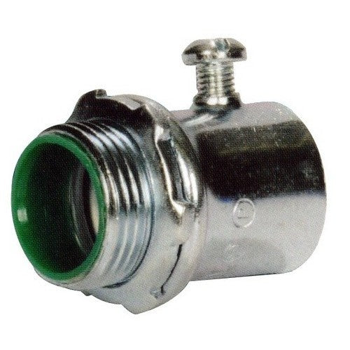EMT Set Screw Connectors - Steel - Insulated Throat 