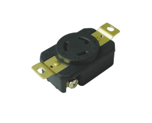 Twist Lock Wall Mount Receptacles - 2 Pole 3 Wire 20/30A 