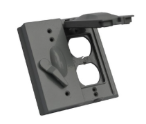 Multi-Use Weatherproof Covers 2 Gang with Switch