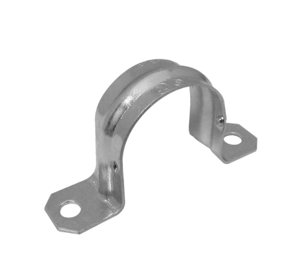 2 Hole EMT Pipe Straps - Steel 