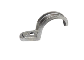 1 Hole Rigid Pipe Straps - Malleable Iron 