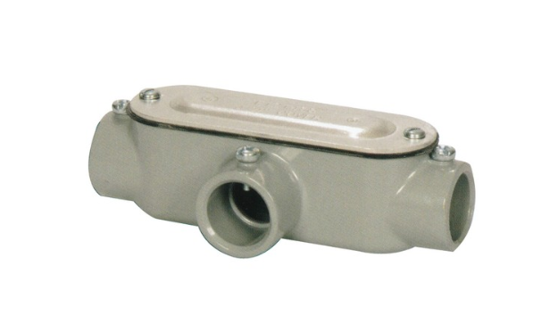 Aluminum EMT Set Screw Conduit Bodies T Type with Cover & Gasket 