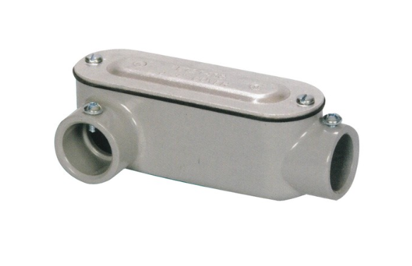 Aluminum EMT Set Screw Conduit Bodies LR Type with Cover & Gasket  