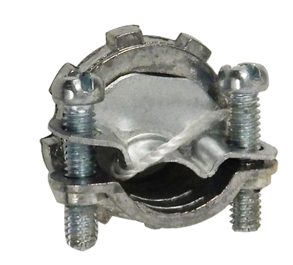 Non-Watertight NM Round Connectors - Zinc Die Cast 