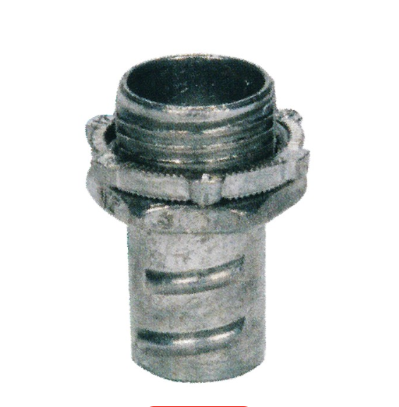 Screw-In Connectors for Greenfield/Flex Conduit - Zinc Die Cast 