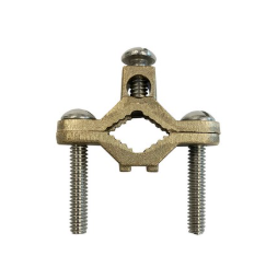 Copper Ground Pipe Clamps for Rebar and Direct Burial 