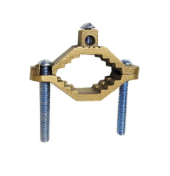 Copper Ground Pipe Clamps - Serrated Collar 