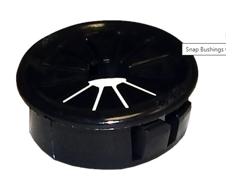 Snap Bushings with Shutters 
