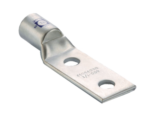 Copper Short Barrel 2 Hole Compression Lugs #8 - #1 