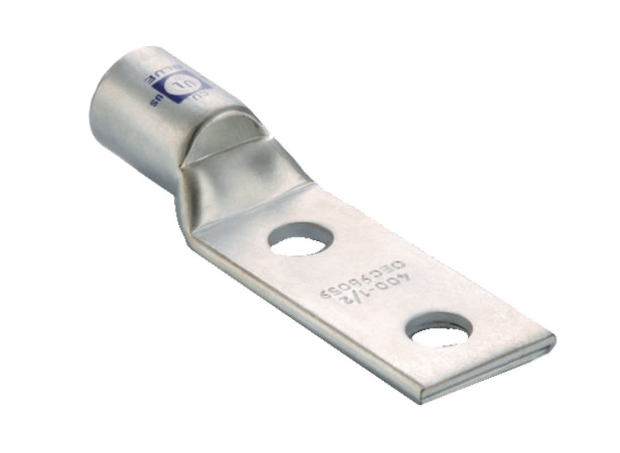 Copper Short Barrel 2 Hole Compression Lugs 1/0 - 750 MCM 