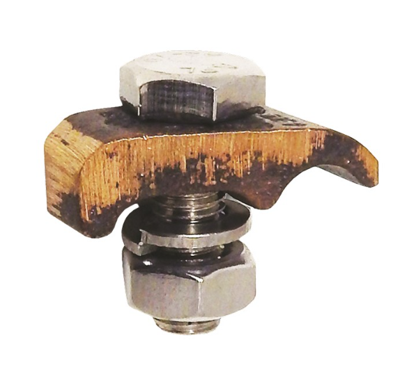 Ground Clamp - I Beam - Clamped To Beam 