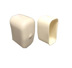 Plastic White End Caps 