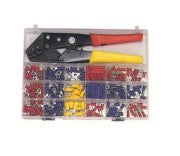 200 Piece Terminal Kit with Controlled Cycle Crimp Tool
