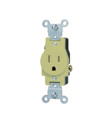 Commercial TamperProof Single Receptacles 