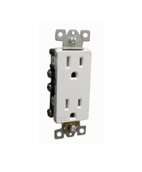 Decorative Tamper Resistant Duplex Receptacles 