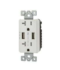 Decorative USB Chargers & Tamper Resistant Duplex Receptacles 