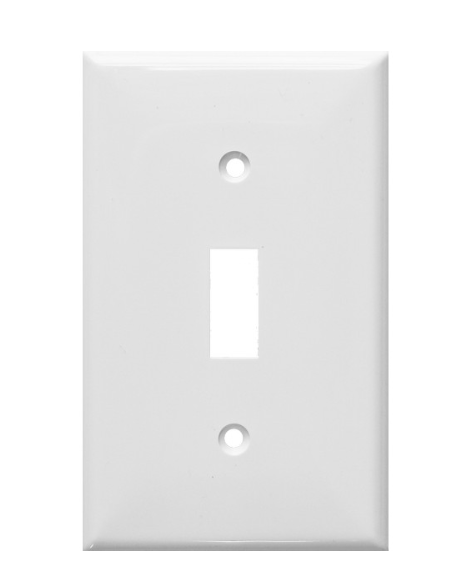 Lexan Wall Plates 1 Gang Oversize Toggle Switch 