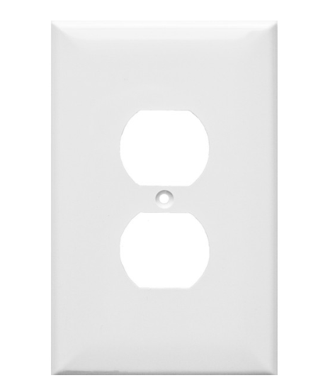 Lexan Wall Plates 1 Gang Oversize Duplex Receptacle 