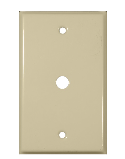 Painted Steel Wall Plates 1 Gang Cable 