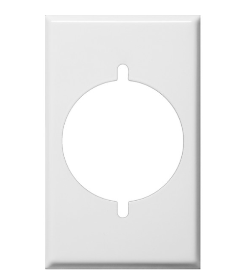 Painted Steel Wall Plates 1 Gang Range/Dryer
