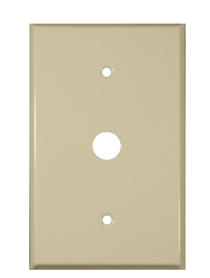 Painted Steel Wall Plates Oversize 1 Gang Phone/Cable