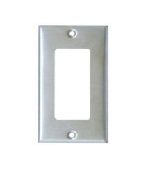 304 Stainless Steel Midsize Wall Plates 1 Gang Decorative/GFCI 