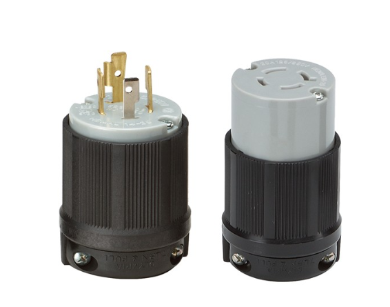 Twist Lock Plugs & Receptacles 3 Pole 4 Wire 