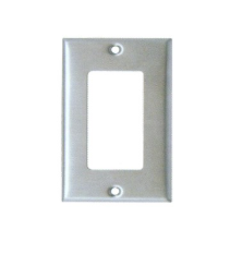 430 Stainless Steel Wall Plates 1 Gang Decorative/GFCI 