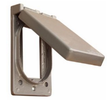 One Gang Weatherproof Covers - Vertical GFCI/Decorator