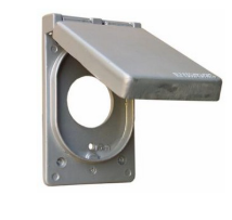 One Gang Weatherproof Covers - Vertical Power Receptacle