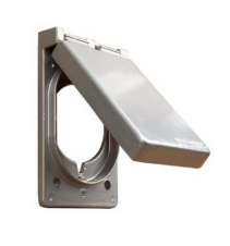 One Gang Weatherproof Covers - Vertical Dryer/Range Receptacle