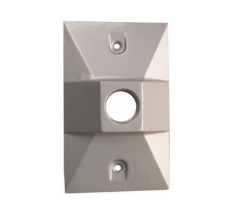 One Gang Weatherproof Covers - Retangular Lampholder One Hole