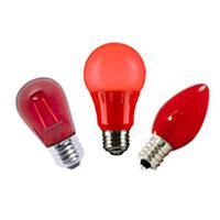 Red Colored Bulbs 