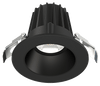 Lotus LED Lights JXL-COB02-R09W-5CCT-BK-2RR-SM-BK - 2 inch Round Recessed Economy LED - 9 Watt - 5CCT - Black Reflector - Black Trim