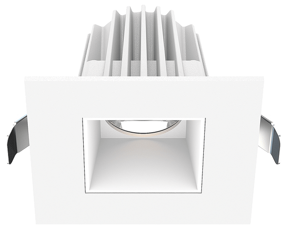 Lotus LED Lights JXL-COB02-S09W-5CCT-WH-2SR-SM-WH - 2 inch Square Recessed Economy LED - 9 Watt - 5CCT - White Reflector - White Trim