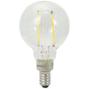 Sunlite 40959-SU - G16.5 LED Filament Bulb - E12 Base  - 2.5W - 3000K - Clear - (6 Pack)