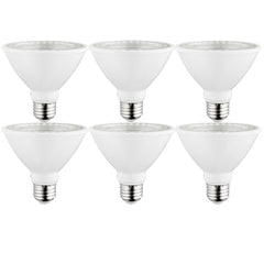 Sunlite 40982-SU - LED PAR30 Bulbs – 9W 5000K E26 Dimmable (6-Pack)