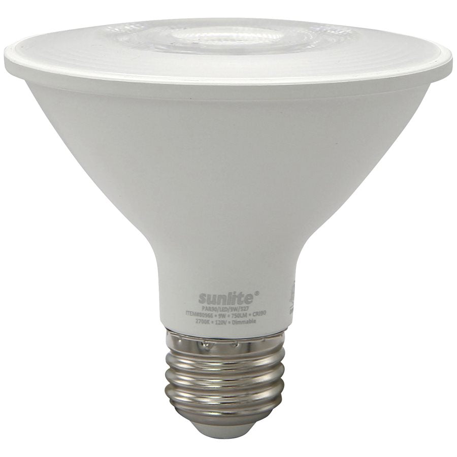 SUNLITE-41806-SU - LED - PAR30 - 9W - 35deg -Short Neck Flood - 2700K - Dimmable - 6 Pack