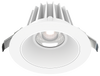Lotus LED Lights JXL-COB04-R15W-5CCT-WH-4RR-SM-WH - 4 inch Round Recessed Economy LED Downlight - 15 Watt - 5CCT Selectable - White Reflector - White Trim