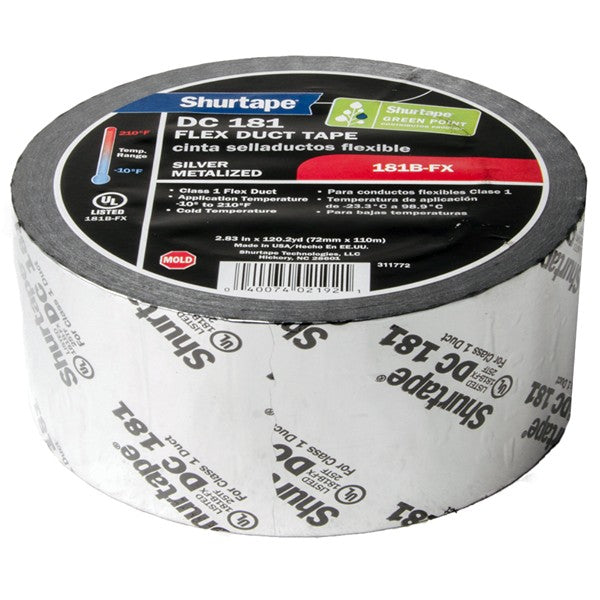 Morris Products 640-FD3S Flex Duct Tape Silver 3"
