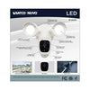 SATCO 65-900R1 BULLET SEC LGT W/ CAMERA - WH